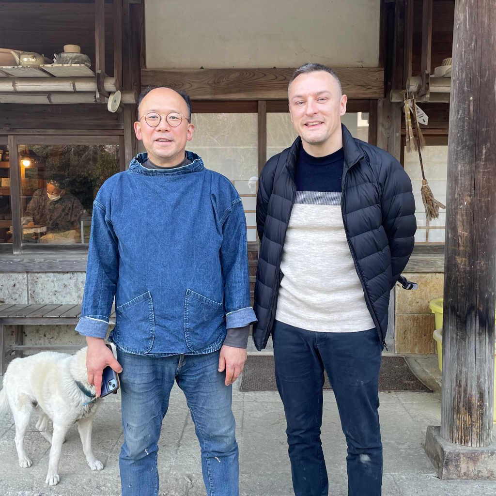 Yann san et Tomoo HAMADA à Mashiko - 14 mars 2023