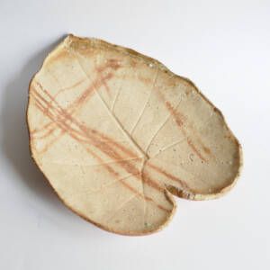 Grande assiette Feuille de Imoha - Kai TSUJIMURA