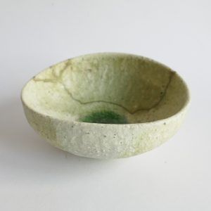Bol Kutsu-bachi (forme de chaussure) à glaçure naturelle - Yui TSUJIMURA