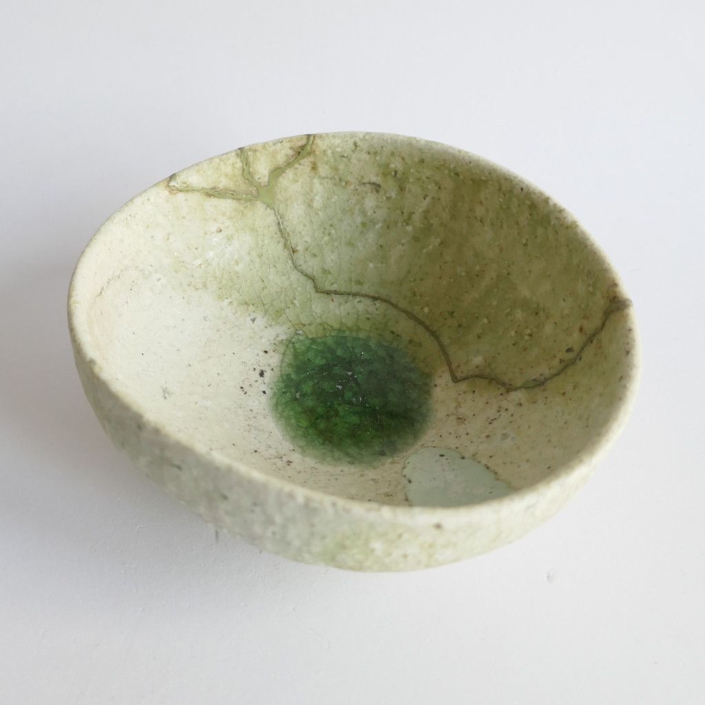 Bol Kutsu-bachi (forme de chaussure) à glaçure naturelle - Yui TSUJIMURA