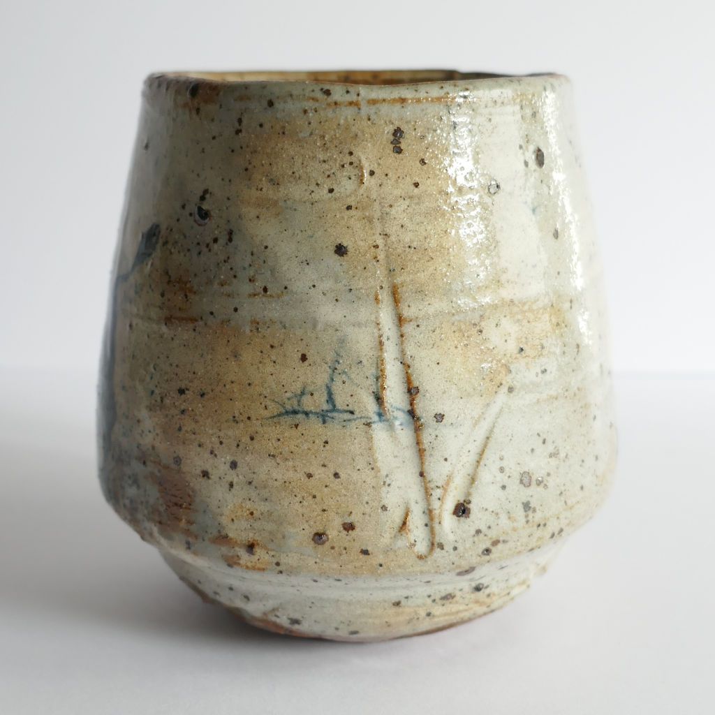 Tasse à thé et café "Buffle Kohiki" (Réparée Urushitsugi) - Shōgo IKEDA