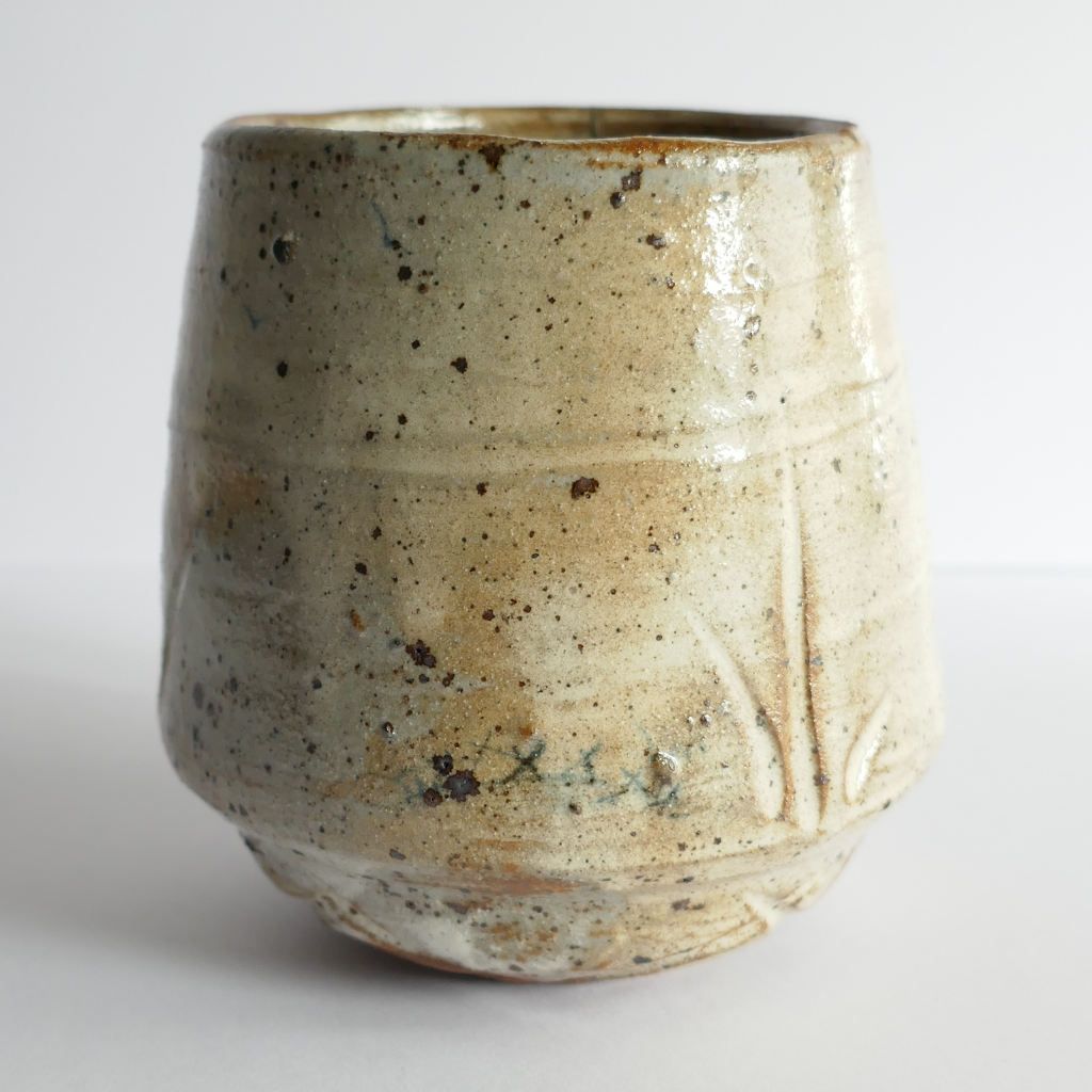 Tasse à thé et café "Buffle Kohiki" (Réparée Urushitsugi) - Shōgo IKEDA