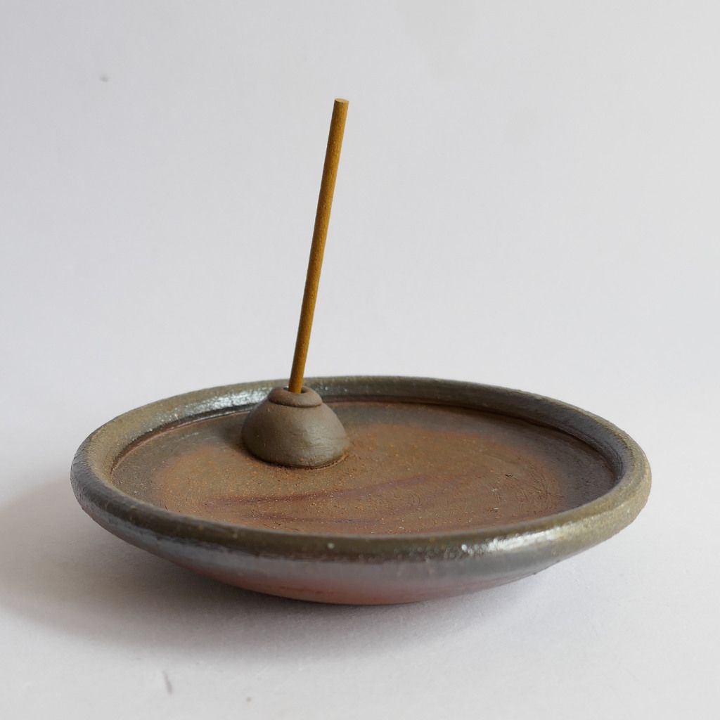 Porte-encens Botamochi Bizen-yaki - Chikara SHIBAOKA