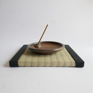 Porte-encens Botamochi Bizen-yaki - Chikara SHIBAOKA