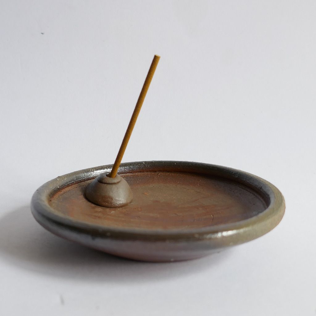 Porte-encens Botamochi Bizen-yaki - Chikara SHIBAOKA