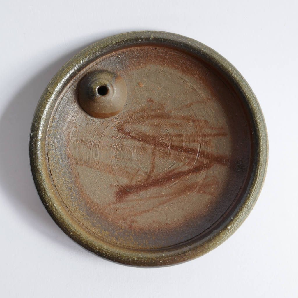 Porte-encens Botamochi Bizen-yaki - Chikara SHIBAOKA