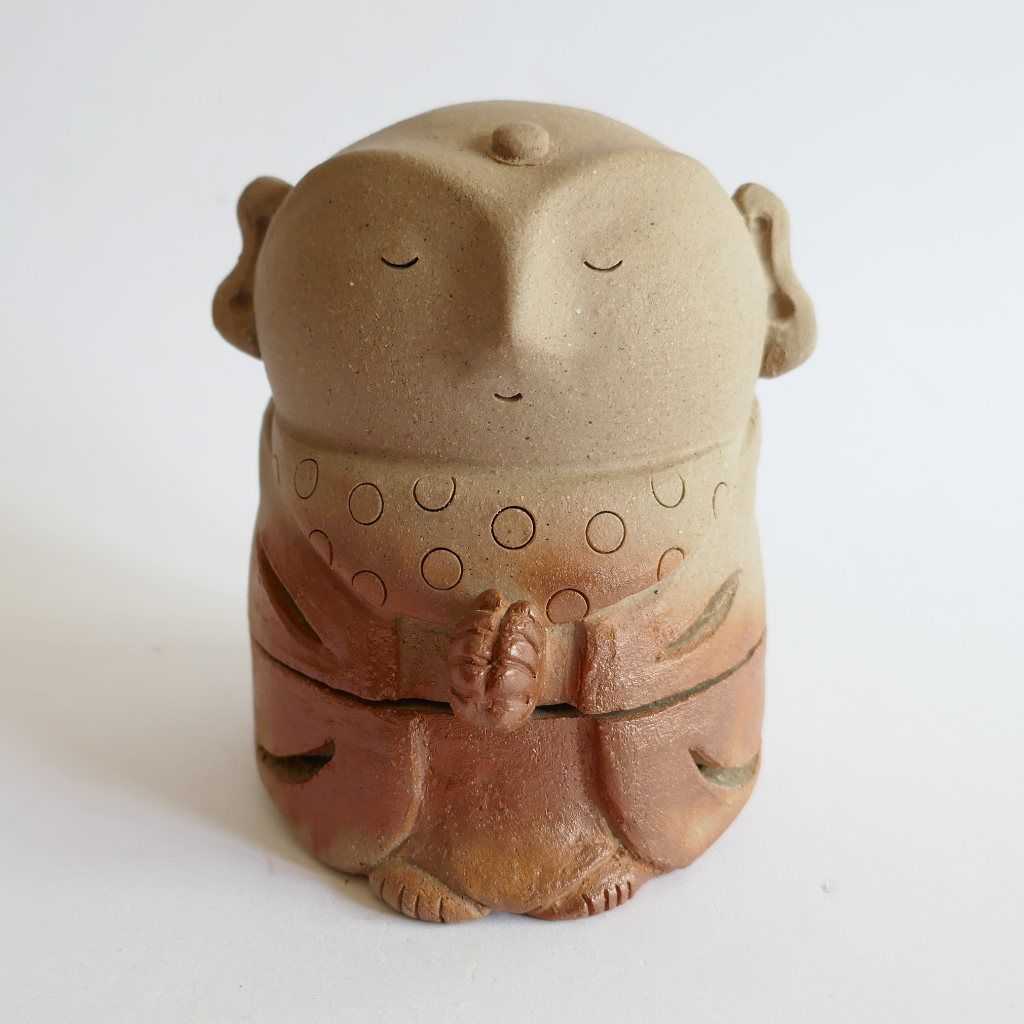 Jizō Porte-encens Bizen-yaki - Chikara SHIBAOKA