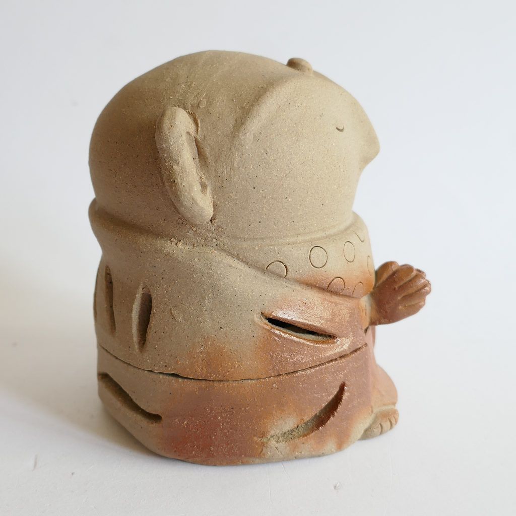 Jizō Porte-encens Bizen-yaki - Chikara SHIBAOKA