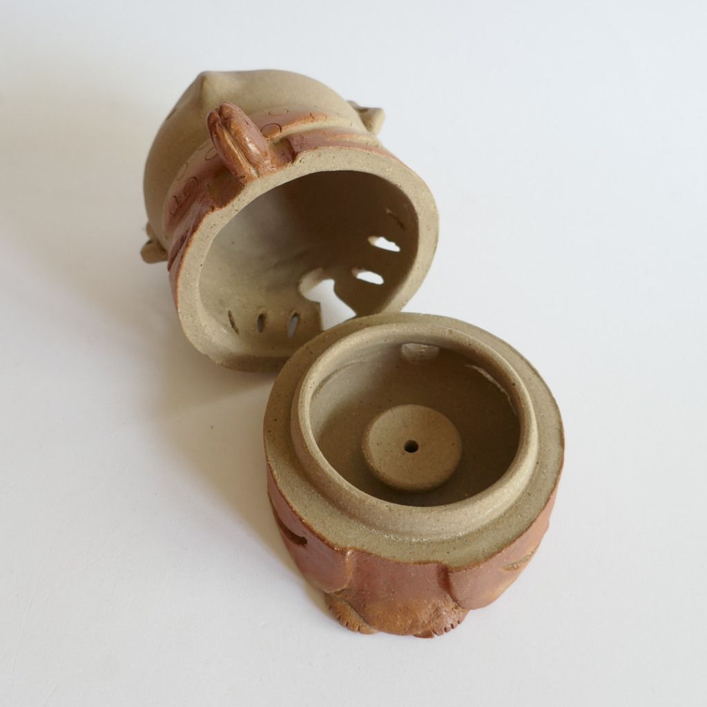 Jizō Porte-encens Bizen-yaki - Chikara SHIBAOKA