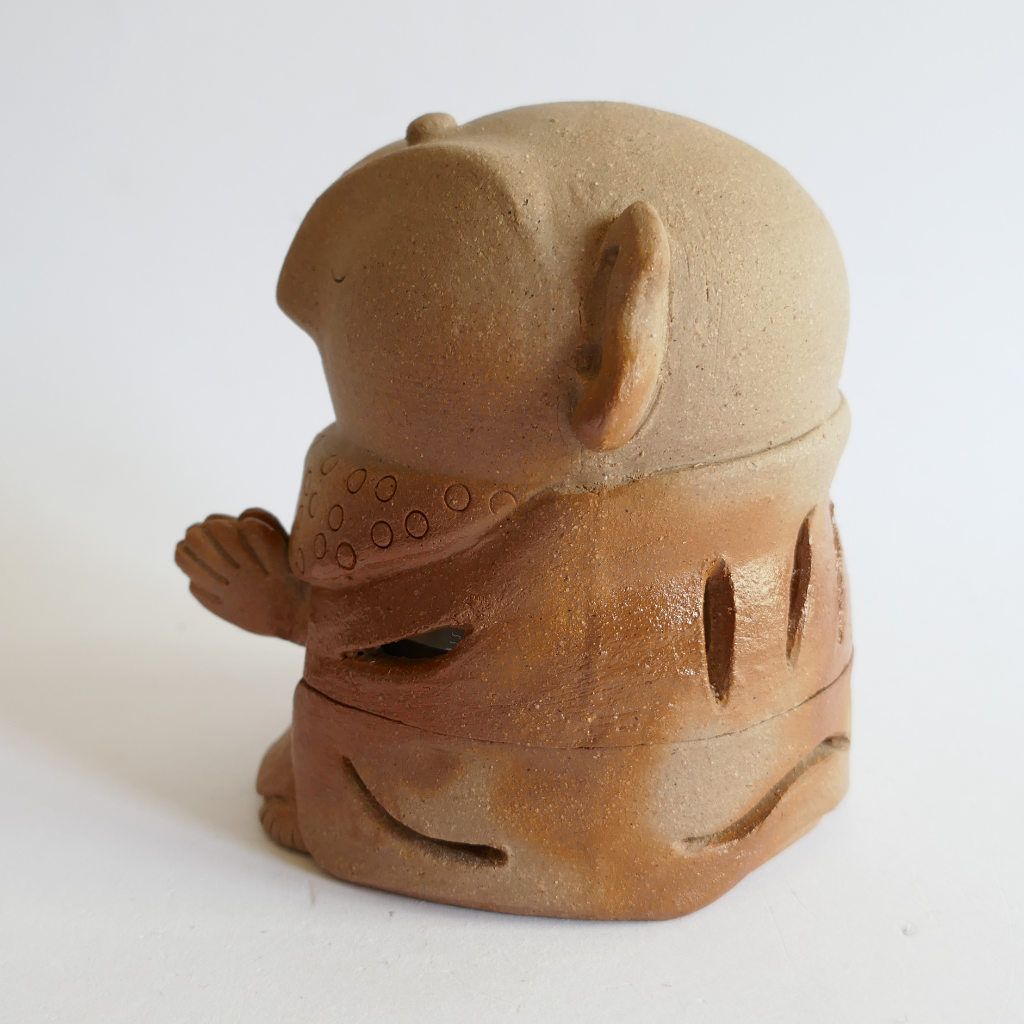 Jizō Porte-encens Bizen-yaki - Chikara SHIBAOKA