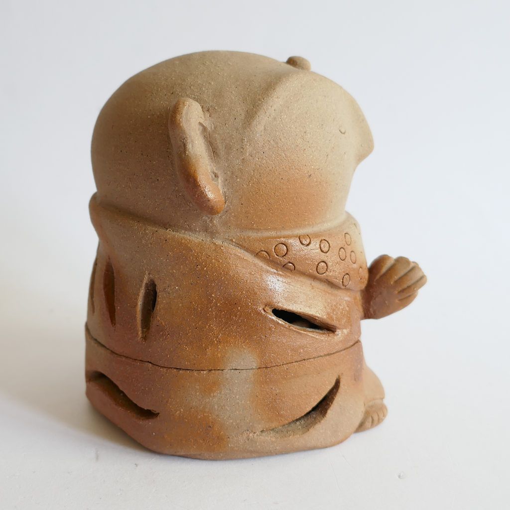 Jizō Porte-encens Bizen-yaki - Chikara SHIBAOKA