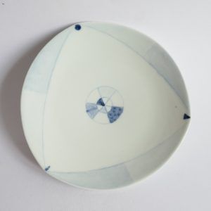 Petite assiette Porcelaine Kyo-yaki - Ryozo SHIBATA