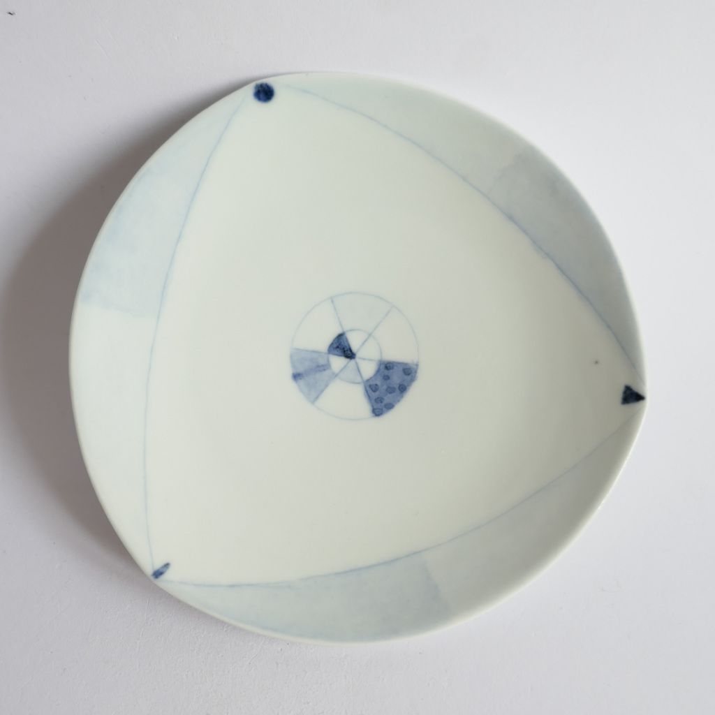 Petite assiette Porcelaine Kyo-yaki - Ryozo SHIBATA