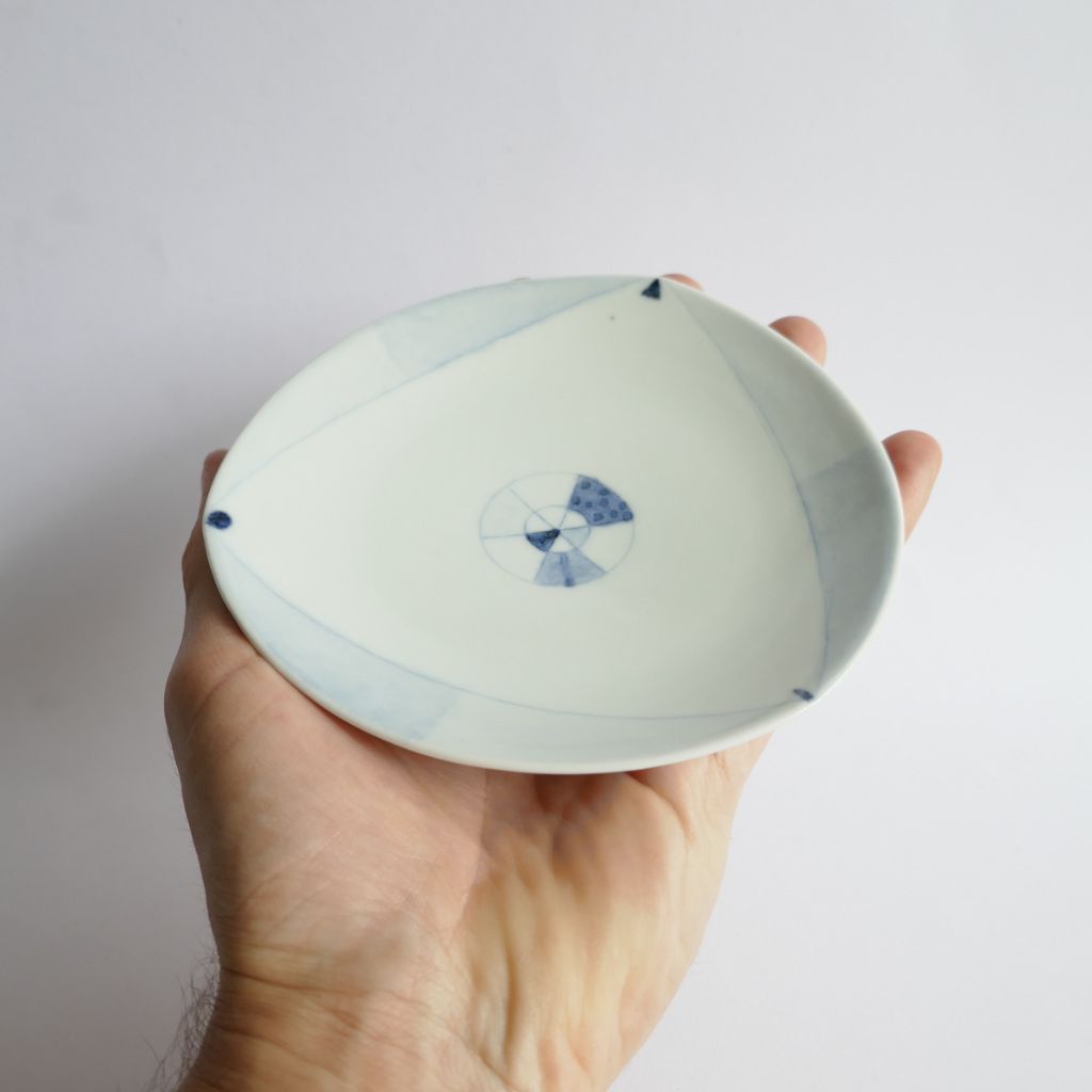 Petite assiette Porcelaine Kyo-yaki - Ryozo SHIBATA