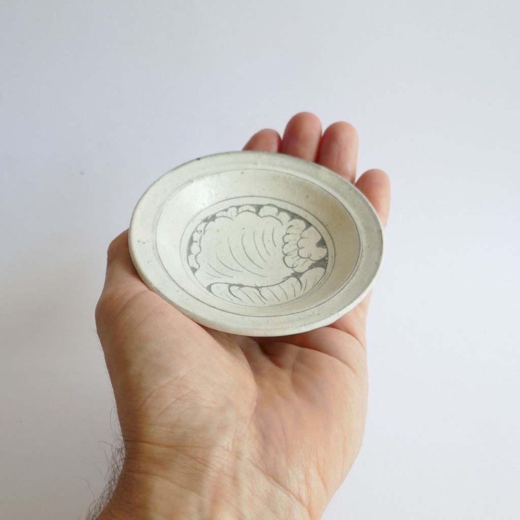 Mini assiette Kakiotoshi Bizen-yaki - Studio Yu