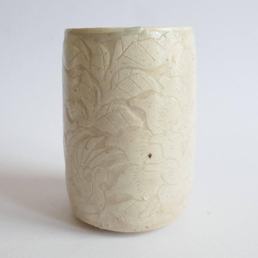 Tasse à thé et café Kakiotoshi Bizen-yaki - Studio Yu