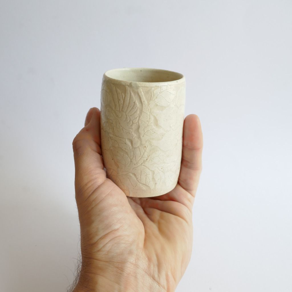 Tasse à thé et café Kakiotoshi Bizen-yaki - Studio Yu