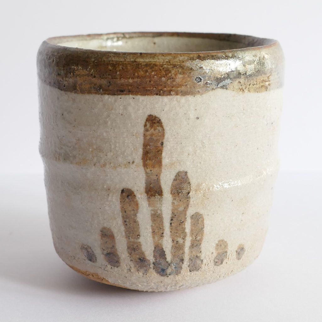 Tasse à Sake "Nijuuen 二重円" Etchū Seto-yaki et Boîte Tomobako signée - Fumi KITAMURA