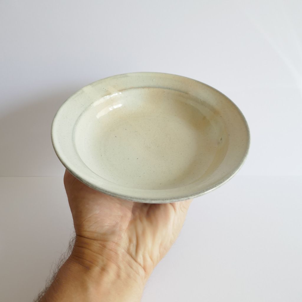 Assiette creuse blanche - Kōgaku YOSHINO