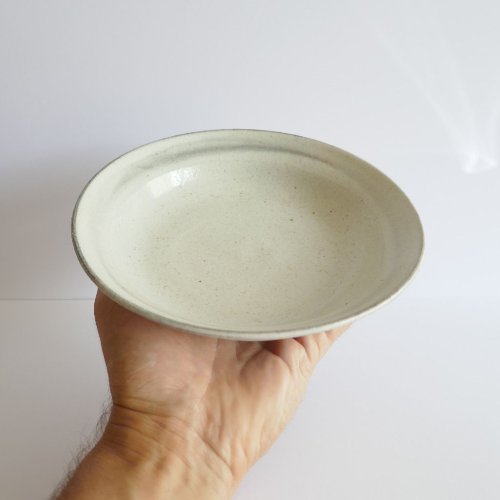 Assiette creuse blanche - Kōgaku YOSHINO