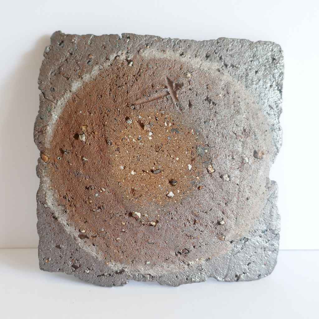 Petite assiette carrée Chōsen Karatsu-yaki - Kyōhei NAKAGAWA