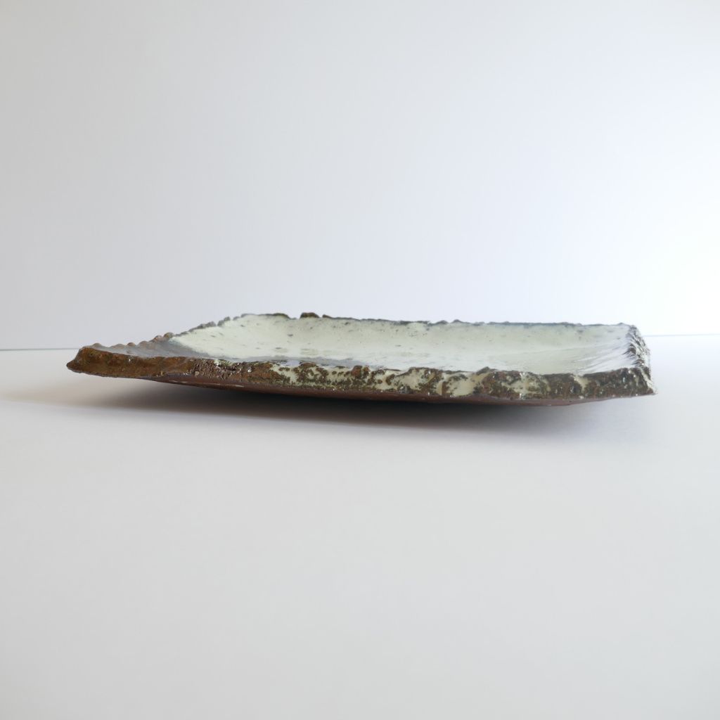 Grande assiette rectangle Chōsen Karatsu-yaki - Kyōhei NAKAGAWA