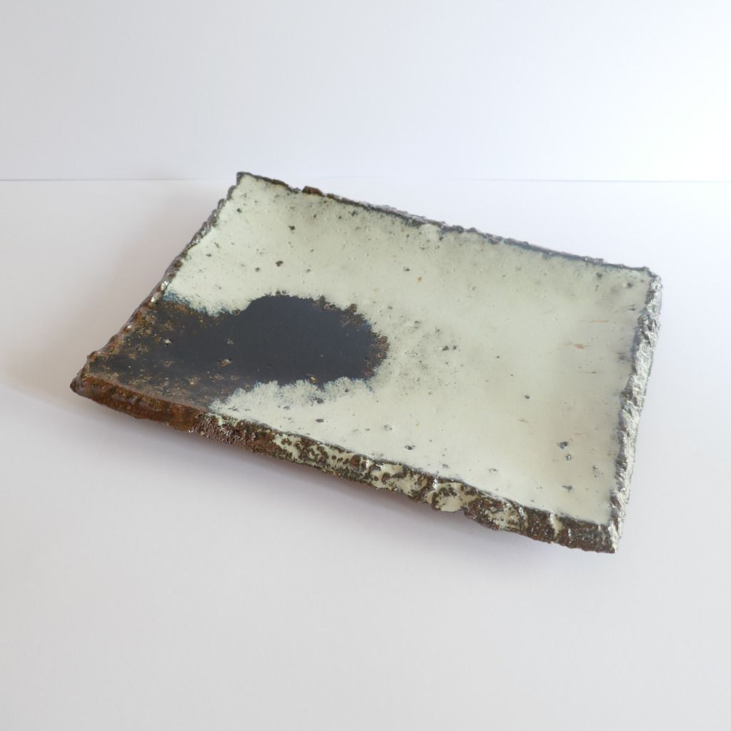 Grande assiette rectangle Chōsen Karatsu-yaki - Kyōhei NAKAGAWA