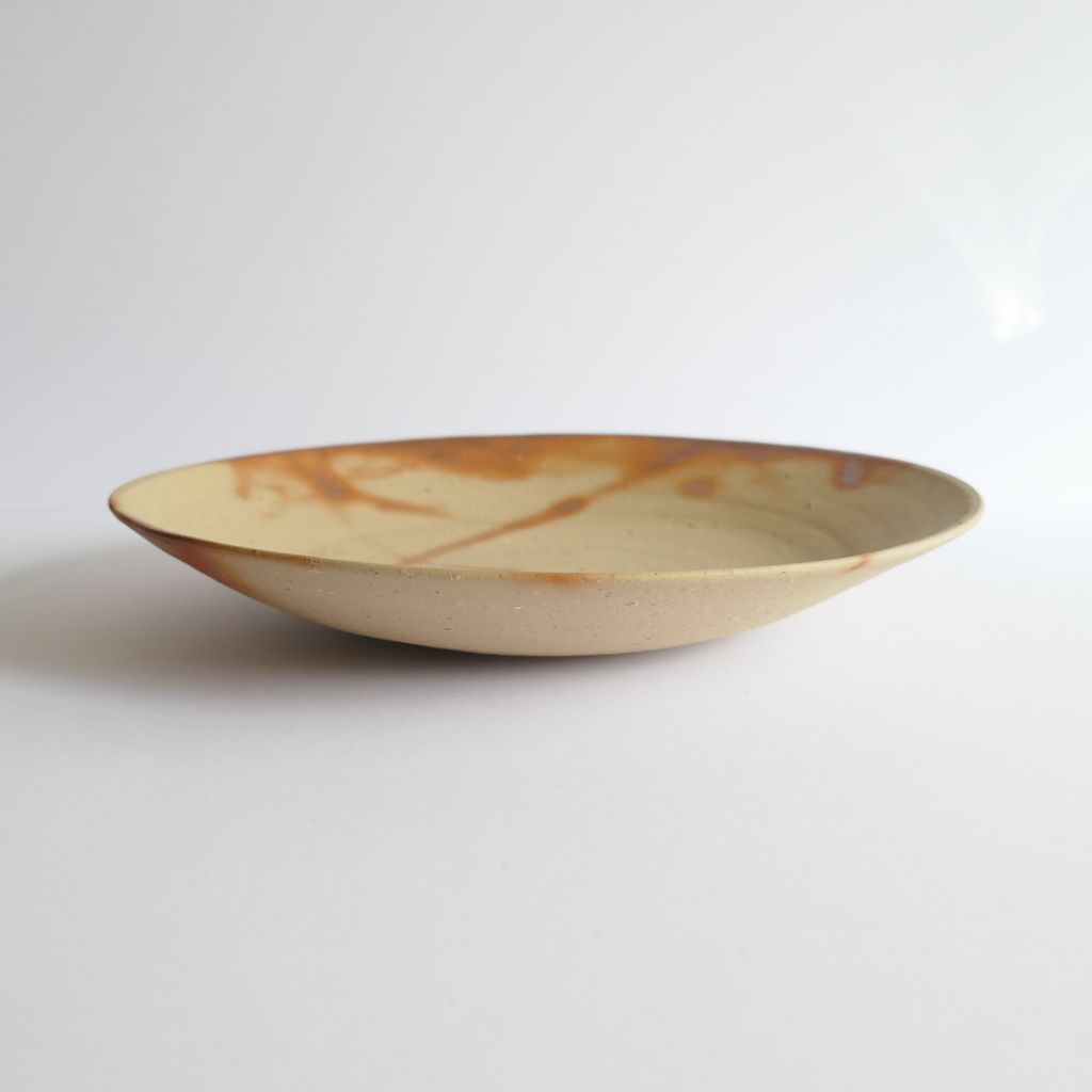 Assiette moyenne Hidasuki Bizen-yaki 23cm - Studio Yu - Image 2
