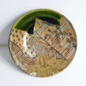 Assiette Oribe-yaki 15,1cm - Aaron SCYTHE