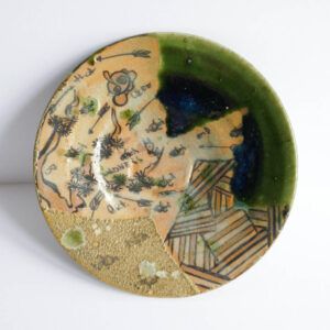 Assiette Oribe-yaki 14,9cm - Aaron SCYTHE