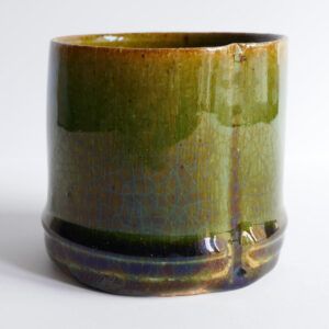 Tasse à thé et café "Bambou" Oribe-yaki - Anatol STELZHAMMER