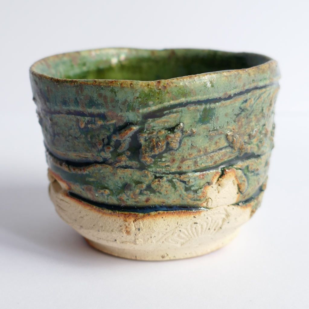 Tasse à Sake Oribe-yaki - Hiroki ONISHI