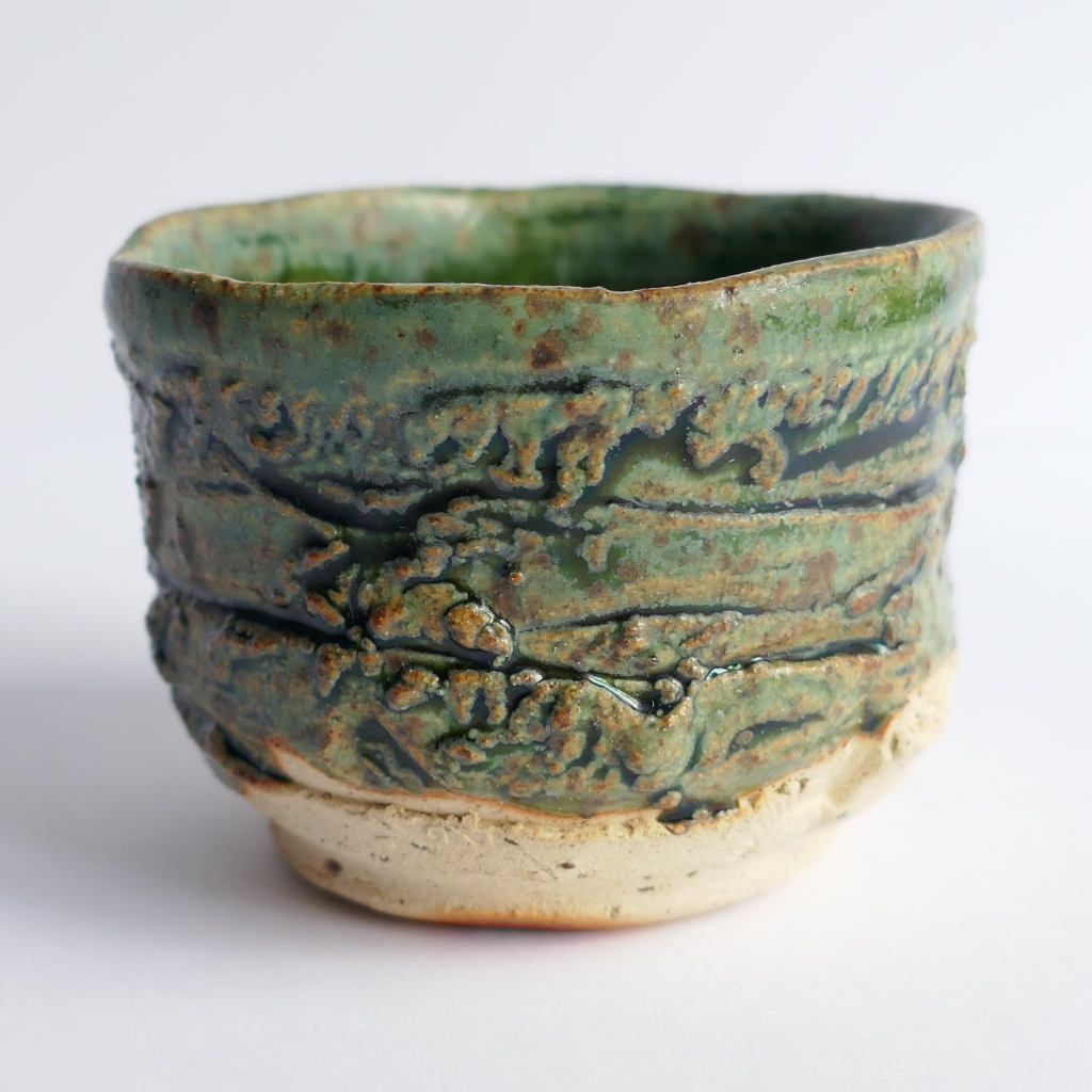 Tasse à Sake Oribe-yaki - Hiroki ONISHI