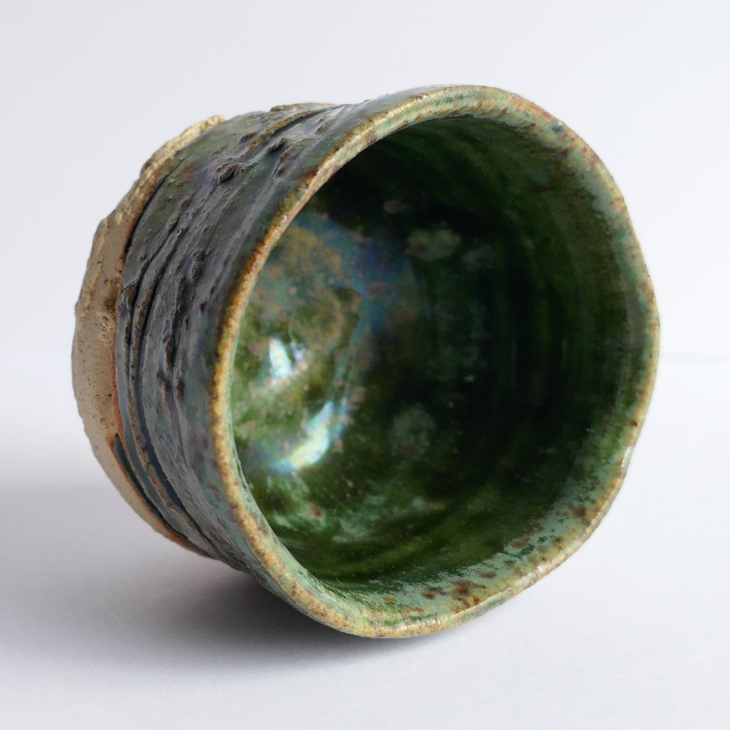 Tasse à Sake Oribe-yaki - Hiroki ONISHI