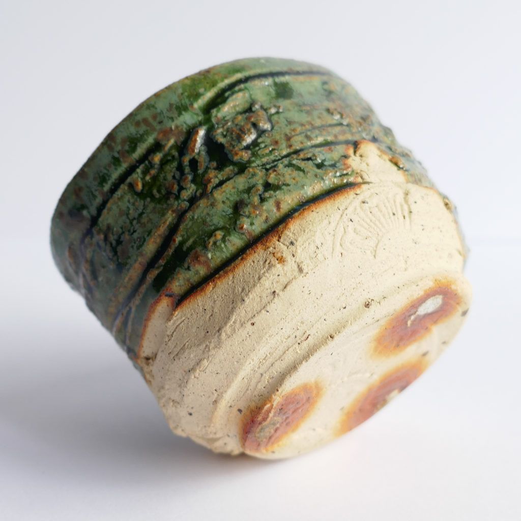 Tasse à Sake Oribe-yaki - Hiroki ONISHI