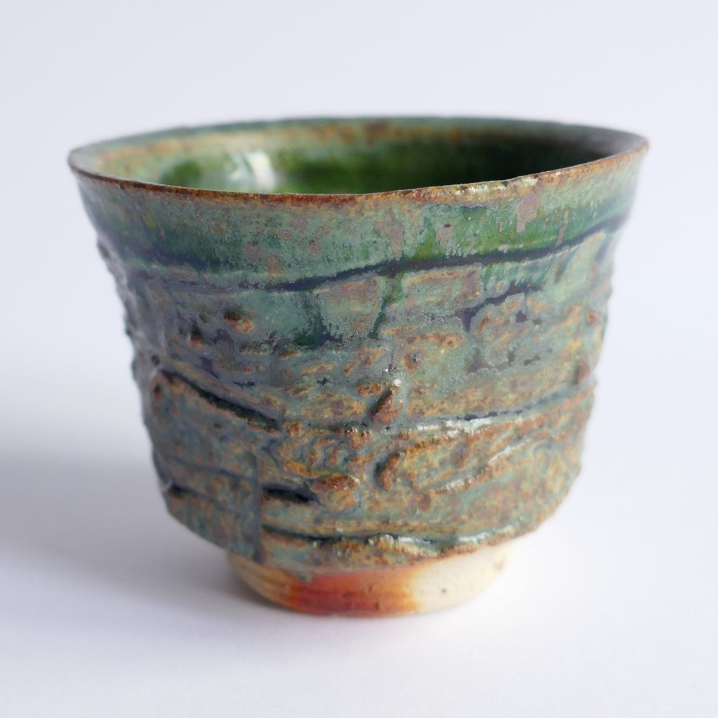 Tasse à Sake Oribe-yaki - Hiroki ONISHI