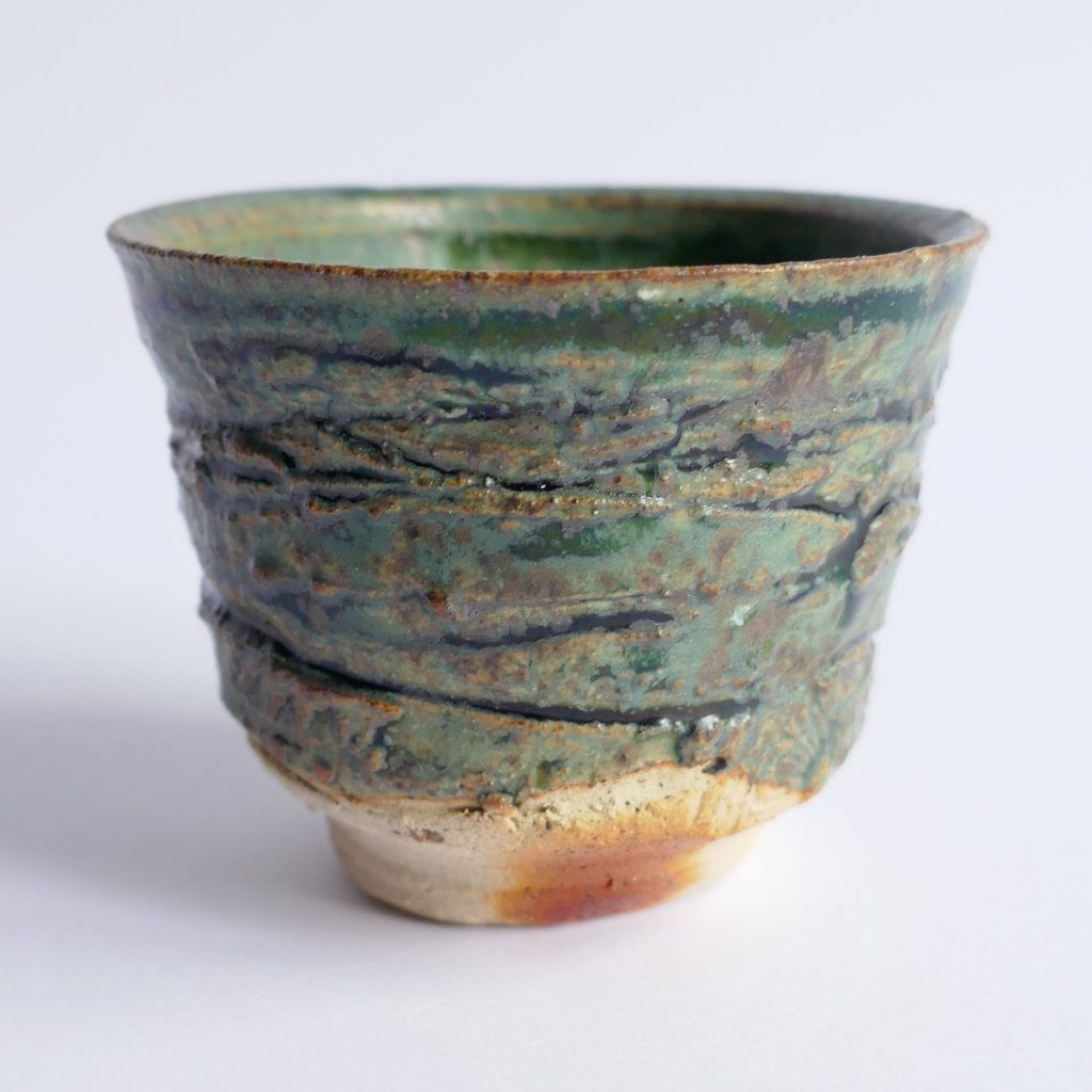 Tasse à Sake Oribe-yaki - Hiroki ONISHI