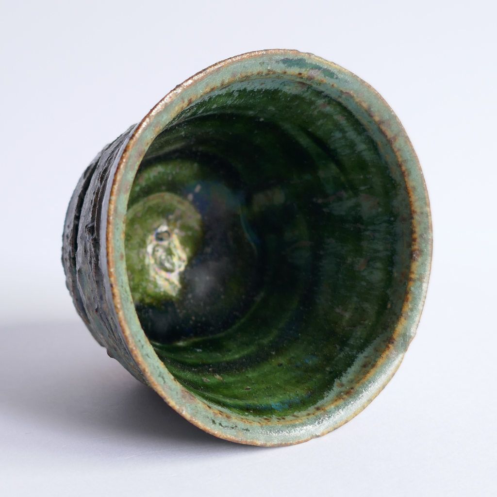 Tasse à Sake Oribe-yaki - Hiroki ONISHI