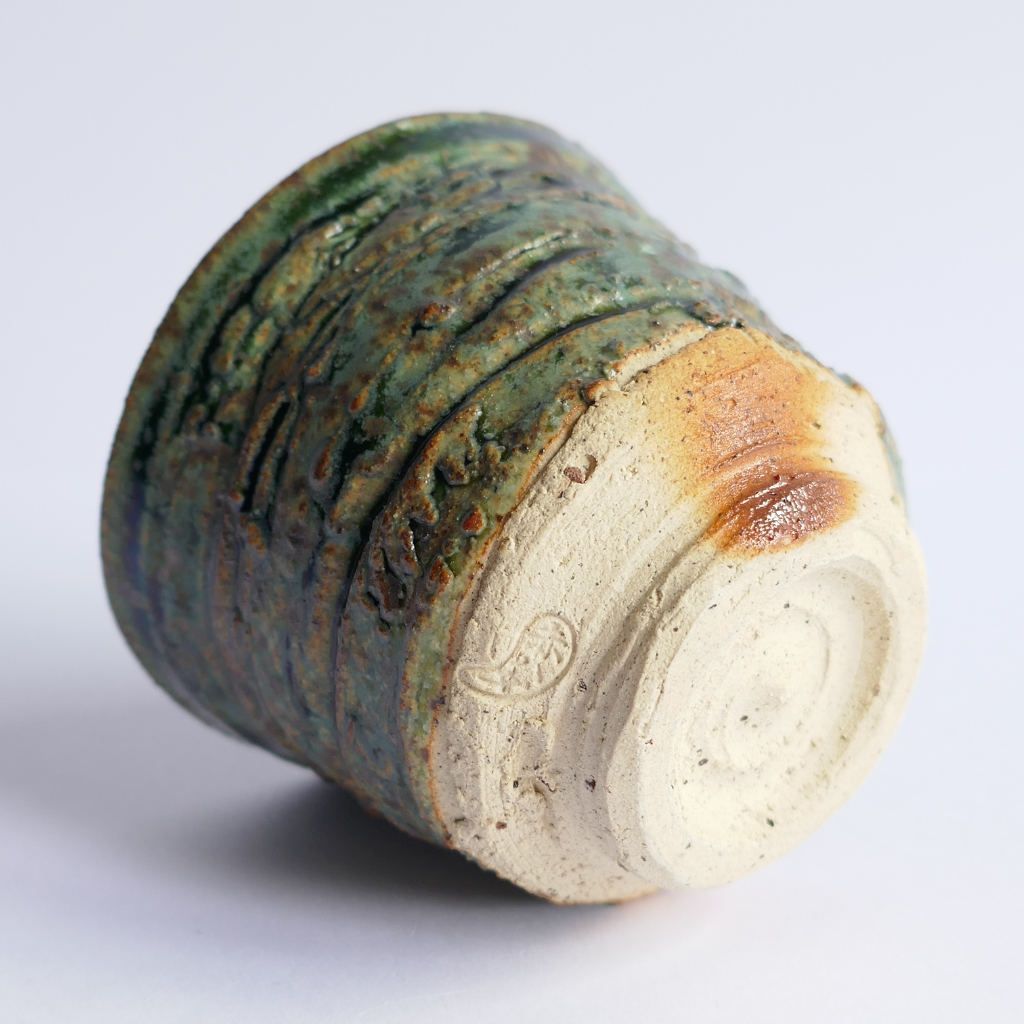 Tasse à Sake Oribe-yaki - Hiroki ONISHI