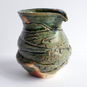 Verseuse à Sake Oribe-yaki - Hiroki ONISHI