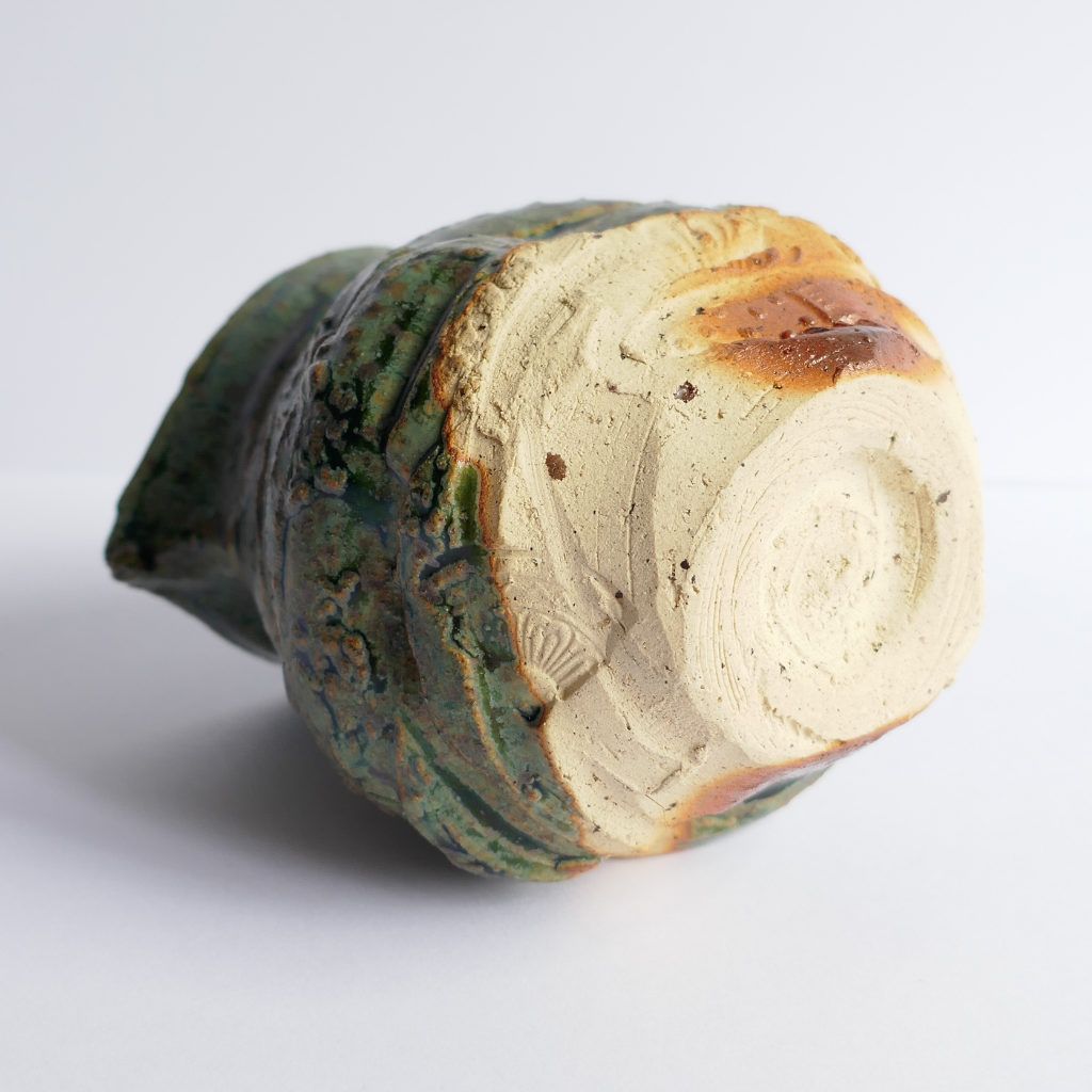 Verseuse à Sake Oribe-yaki - Hiroki ONISHI