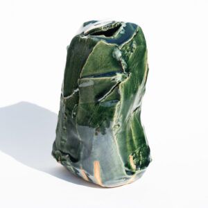 Vase Oribe-yaki - Julien BERNIER