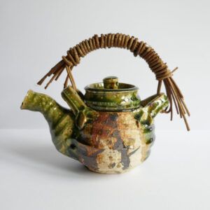 Théière Oribe-yaki - Tetsuya KOWARI